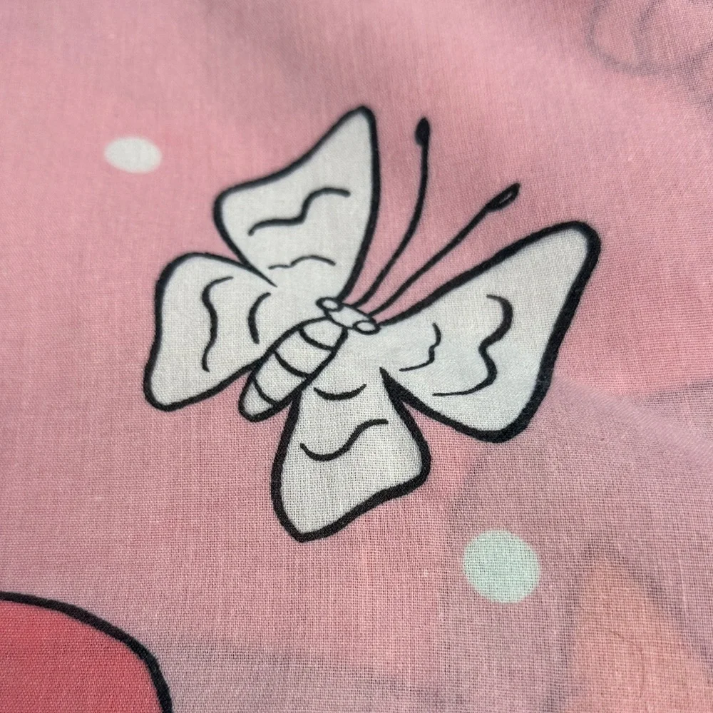 Disney Minnie Mouse Pink and Teal‎ Bedding Sheets 90”x 64”